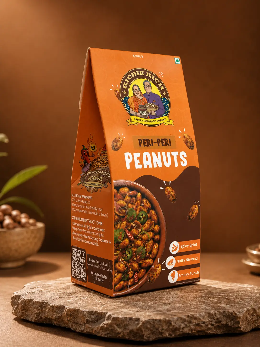 peri peri peanut 02 Richie Rich Peri Peri Flavoured Peanuts